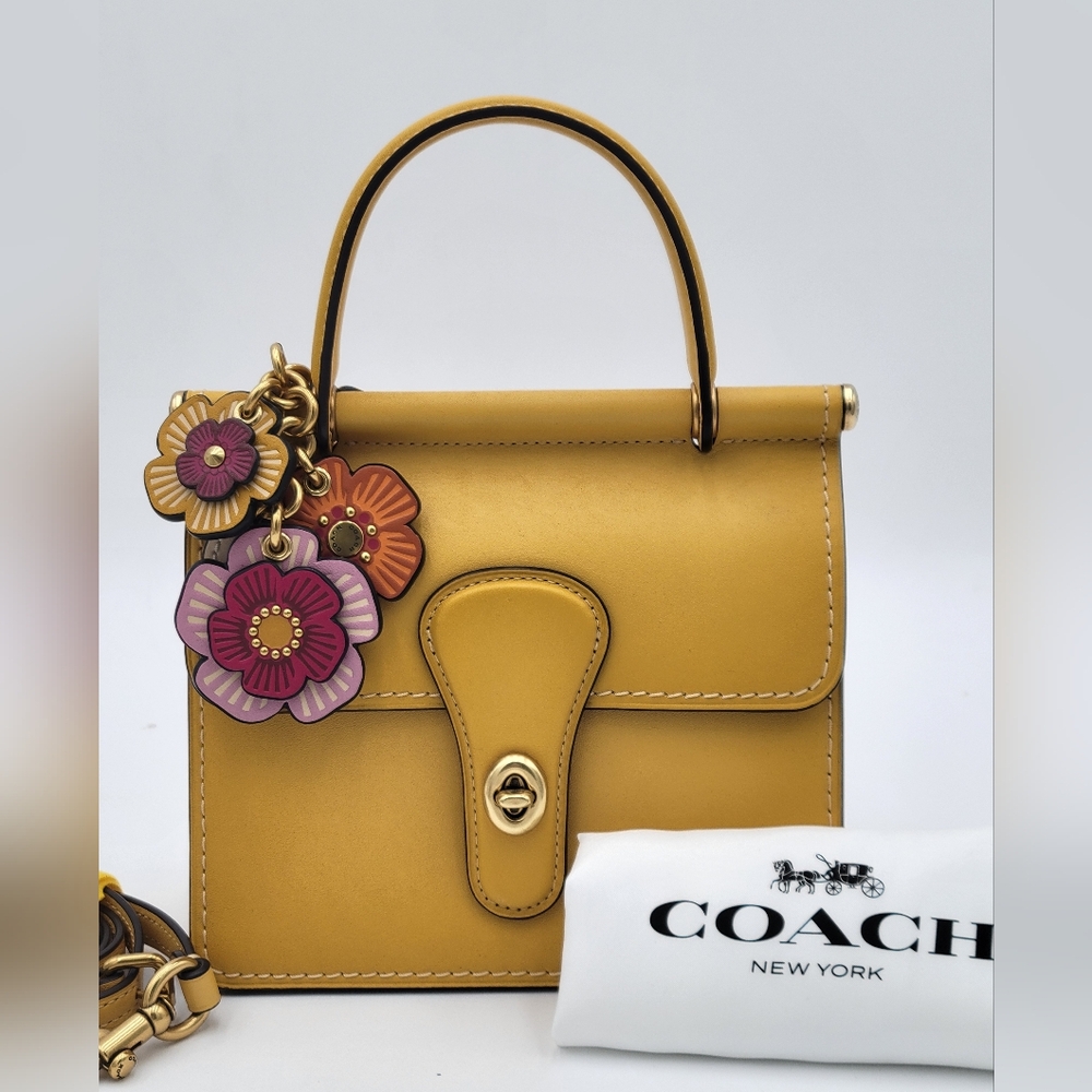 Coach Willis Top Handle 18, Flax, EUC, LIKE NEW! - Picture 1 of 16